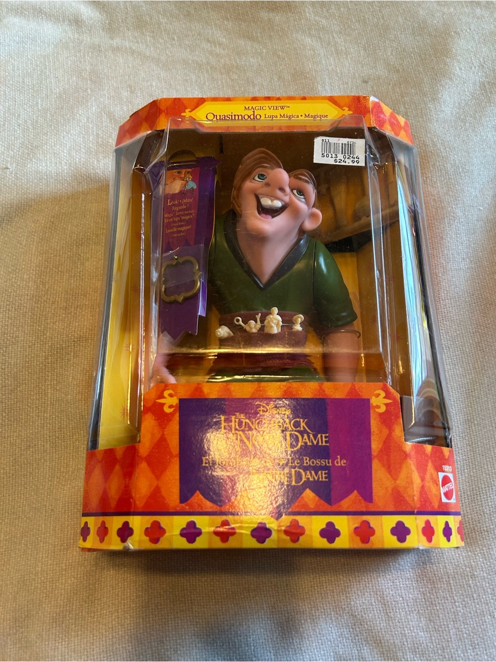 Vintage 1995 Disney Mattel Quasimodo doll NWT
